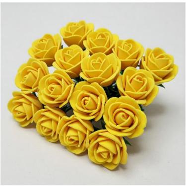 Imagem de Mini Rosas de EVA Rosinha  Raminhos com Flores Delicadas para Decoraçã