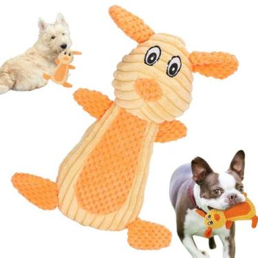 Imagem de Mordedor Pelucia Apito Cachorro Pet Caes Gato Animais Estimaçao Brinqu
