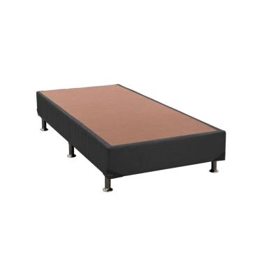 Imagem de Cama Box Base Ortobom Universal Nobuck Cinza Solteiro 88