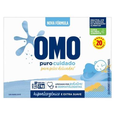 Imagem de Sabão em Pó OMO Puro Cuidado 1,6kg