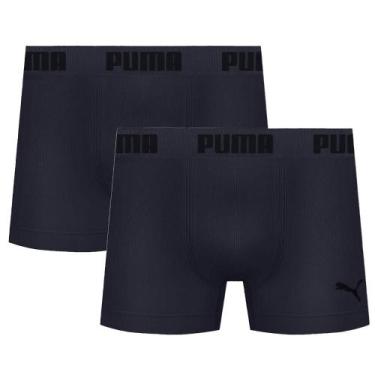 Imagem de 2 Cuecas Boxer Box Sem Costura Masculina Adulta Microfibra - Selene, P