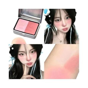 Imagem de Blush Rosa Estilo Coreano Francês Querido Névoa Macia Baixa Saturação 