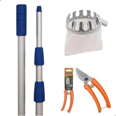 Imagem de Apanhador de Frutas CFV01 Tesoura Poda Tramontina Cabo Extensor 6 Metr