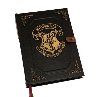 Imagem de Caderno Feito à Mão Grimório Harry Potter - Hogwarts Black A5 200 Folh