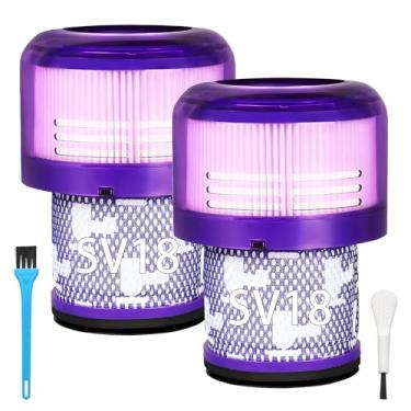 Imagem de tuvisin Substituição de filtros SV18 compatível com aspirador sem fio Dyson Digital Slim SV18 / V10, compare com a peça 970612-01