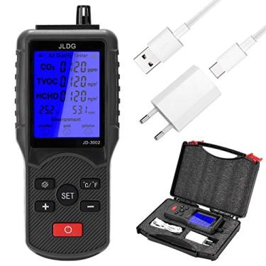 Imagem de Houshome Testador multifuncional de qualidade do ar CO2 Medidor TVOC Dispositivo de medição de umidade e temperatura