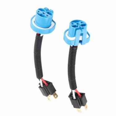 Imagem de Conector do Chicote de Fiação do Farol, Conjunto do Chicote de Fiação, Adaptador de Fiação Lâmpada de Nevoeiro Pvc Durável para Luz de Nevoeiro Ao Ar Livre Casa Farol Pesado