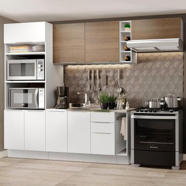 Imagem de Cozinha Completa Madesa Stella 290002 com Armário e Balcão