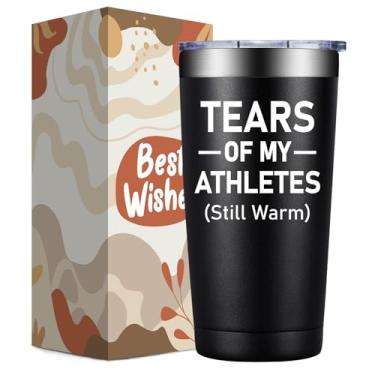 Imagem de DOEARTE Presentes de treinador atlético - Tears of My Athletes - Academia, fisiologia, presentes esportivos para homens e mulheres - Copo de treinamento de 590 ml