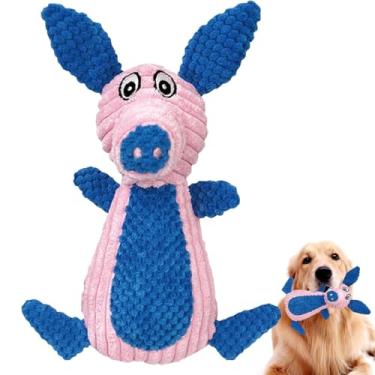 Imagem de Mordedor Pelucia Com Apito Caes Cachorro Gato Animais Brinquedo Interativo Som Brincadeira Petshop Bichinho Fofinho Divertido