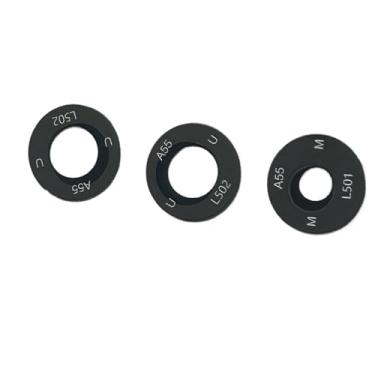 Imagem de zhxchzhi Lente de câmera traseira OEM com adesivo compatível com peças Samsung Galaxy A55 SM-A556