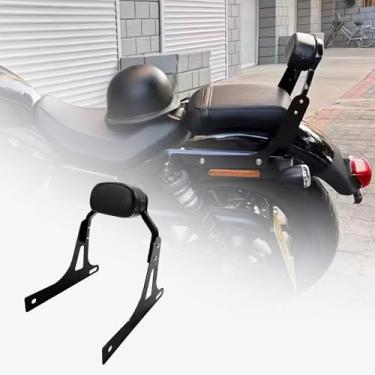 Imagem de Motocicleta DS Mini Encosto de Passageiro Destacável Sissy Bar para Harley Dyna Softail Street Bob, Acessórios de Motocicleta, Preto (Street Bob)
