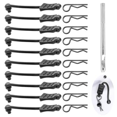 Imagem de 10 peças de clipes de corpo AllinRC RC com abas de puxar perfurador de furo de 2,5 mm para Traxxas TRX4M Losi Mini-T 2.0 Mini JRX2 HyperGo H16GT H16DR 1/16 1/18 RC Car Truck Crawler Clipes de corpo