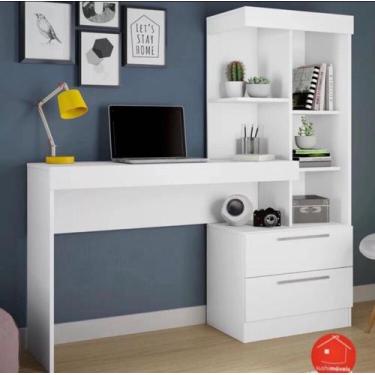 Imagem de Mesa Office para Escritório NT 2010 Branco New/Flex Rosa - Notável