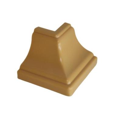 Imagem de Kit 40 Canto Externo Cerejeira P Moldura Forro Rodaforro Pvc - Prima
