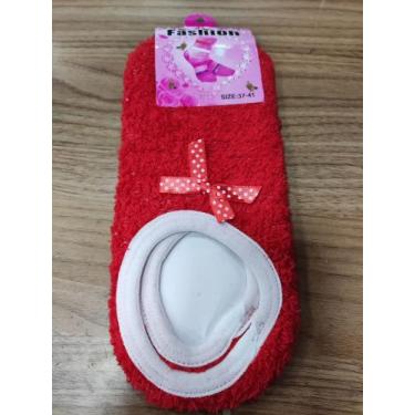 Imagem de Meia sapatilha feminina antiderrapante - Xcj, 2