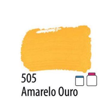 Imagem de Pva Tinta Fosca Para Artesanato Cores - ACRILEX, Amarelo ouro 37ml 505