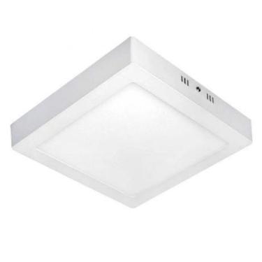 Imagem de Luminária de led plafon 18w quadrada sobrepor 6000k bivolt - TLT, quad