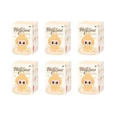 Imagem de Pelúcia De Vinil Labubu, Caixa Surpresa Com Monstros Sentados, Festa D