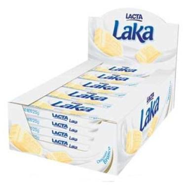 Imagem de Chocolate Branco Laka C/20un 20gr - Lacta