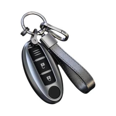 Imagem de Capa De Chave Nissan Rogue XTrail Qashqai Juke Versa Porta-Chaves Remo