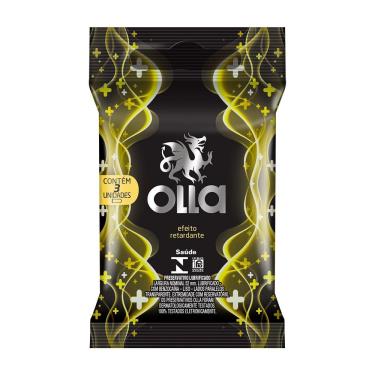 Imagem de Preservativo Olla Efeito Retardante 3 Unidades