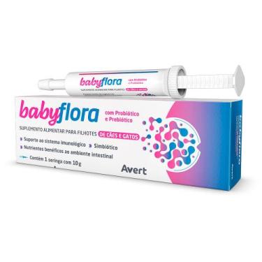 Imagem de Babyflora Avert 10g Suplemento Probiótico e Prebiótico para Filhotes d