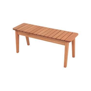 Imagem de Banco de Madeira 2 Lugares para Área Externa Garden Meu Móvel de Madeira - Castanheira