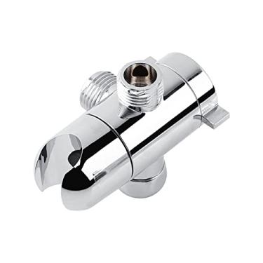 Imagem de AUNMAS Desviador de Chuveiro de Três Vias e Válvula de Banheiro Combinada de Montagem, Design Moderno, Revestimento Cromado Multicamada para Uso Doméstico