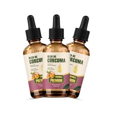 Imagem de Kit 3 Frascos Óleo de Curcumina com Vitaminas - 30ml