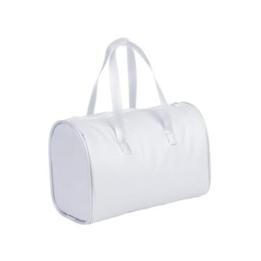 Imagem de Bolsa Térmica Multiuso Impermeável, 3 Tamanhos com Capacidades de 8L/15L/25L, Cores Lisas e Estampadas (Branca, P (8 Litros))