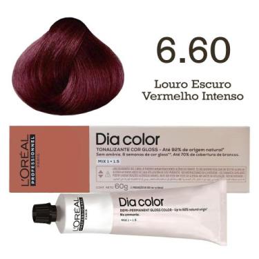 Imagem de Tonalizante Dia Color 6.60 Louro Escuro Vermelho Intenso - L'oreal Pro