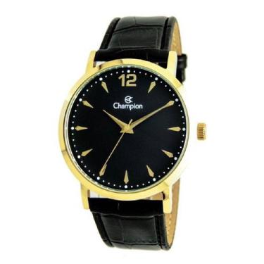 Imagem de Relógio champion couro feminino analógico Ch22715b