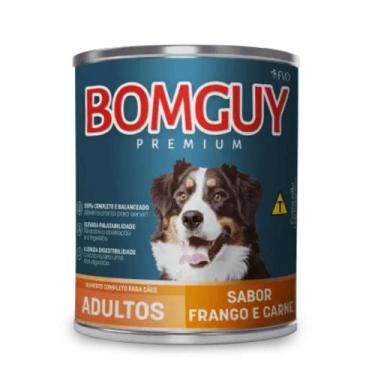 Imagem de Patê em Lata Bomguy Premium para Cães Adultos Sabor Frango e Carne 280