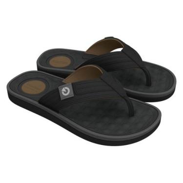 Imagem de Chinelo Masculino Cartago Alabama Confortável Macio, Preto, 39