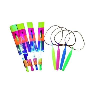 Imagem de Pacote De Brinquedos Voadores De Helicóptero De Foguete De Seta De Luz