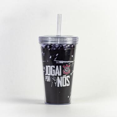 Imagem de Copo Canudo Jogai Por Nós Corinthians Licenciado - Sude