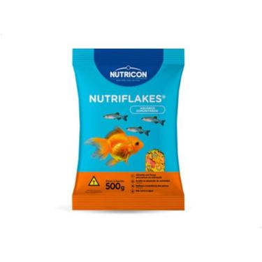 Imagem de Alimento P/ Peixes Nutriflakes Nutricon 500g