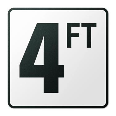 Imagem de 101SIGNCITY - Decalques de vinil à prova d'água de 15 x 15 cm, pacote com 2, "marcadores de profundidade de 1,5 m" – Revestimento chanfrado antiderrapante para superfícies lisas, placas de piscina