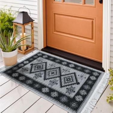 Imagem de 1 Tapete Capacho Algodão Luxo Grande Dupla Face Kcz2 60x90 - IDEALIZA,