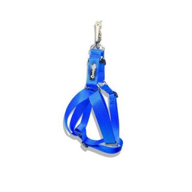 Imagem de Peitoral Americano para cachorros Azul Royal - ZoioPirata, G