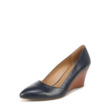 Imagem de Franco Sarto Frankie feminino, Couro azul meia-noite, 7 Wide