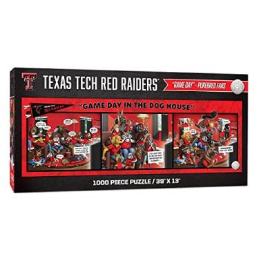 Imagem de YouTheFan NCAA Texas Tech Red Raiders Game Day in The Dog House - Quebra-cabeça de 1000 peças