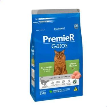 Imagem de Premier Ambientes Internos Gatos Adultos Castrados 12+ 1.5kg