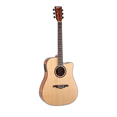 Imagem de Violão Tagima Juninho Afram 6 Cordas Aço Cutaway Elétrico Natural