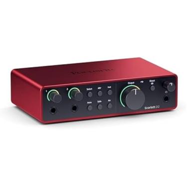 Imagem de Interface Focusrite Scarlett 2i2 4th Gen - Placa de Áudio 4 Geração