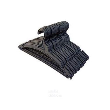Imagem de Kits de Cabide de Plástico  Reforçado  - Plastic, 5 unidades