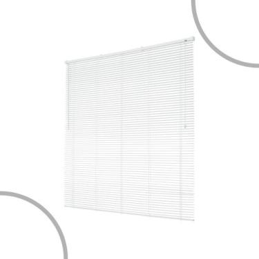 Imagem de Persiana Horizontal De Pvc 1,40x1,30m Cortina Blackout Várias Cores - 