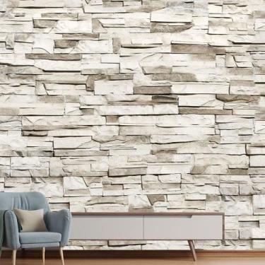Imagem de Papel de Parede Pedras Canjiquinha Rustico Sala Adesivo - 252pcm - All