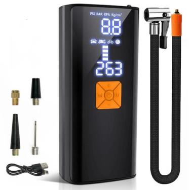 Imagem de Bomba De Inflar Pneus Portátil 100L/min 40000mAh 12V Compressor De Ar 